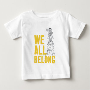 T-shirt Pour Bébé Nous appartenons tous