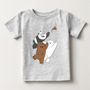 T-shirt Pour Bébé Nous Ours Nus - Dernière tranche de pizza