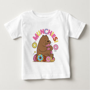 T-shirt Pour Bébé Nous Ours Nus - Grizz Donut Munchies!