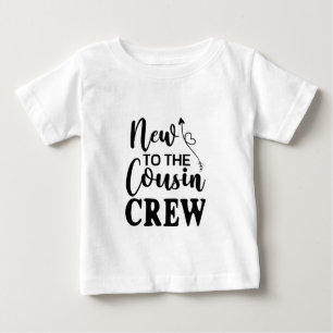 T-shirt Pour Bébé Nouveau pour l'équipage Cousin