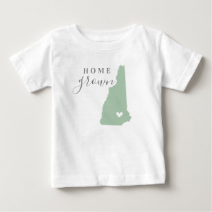 T-shirt Pour Bébé Nouvelle Hampshire Maison cultivée   Etat des coul
