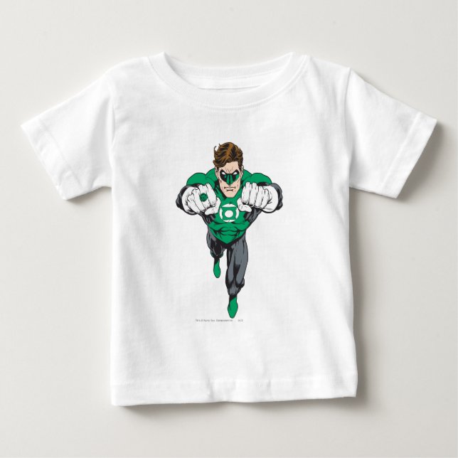 T-shirt Pour Bébé Nouvelle lanterne verte 3 (Devant)