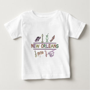 T-shirt Pour Bébé Nouvelle-Orléans