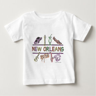 T-shirt Pour Bébé Nouvelle-Orléans-ICONS- copie