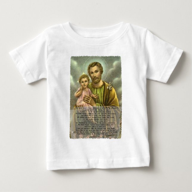T-shirt Pour Bébé Novena 2 de St Joseph (Devant)