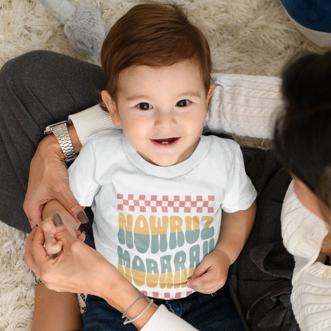 T-shirt Pour Bébé Nowruz Mobarak | Bonne année persane (Nowruz Mobarak | Happy Persian New Year Baby T-Shirt)