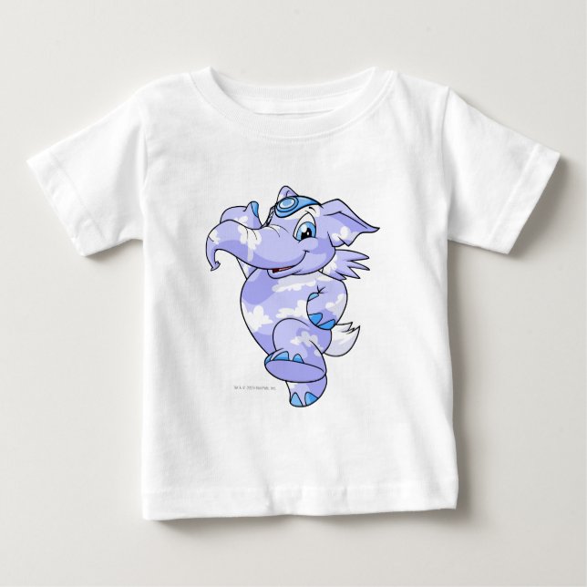 T-shirt Pour Bébé Nuage d'Elephante (Devant)