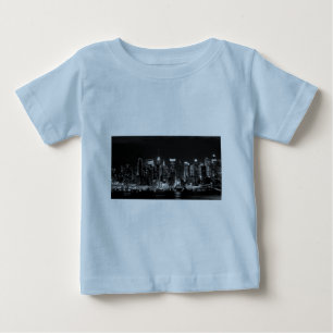 T-shirt Pour Bébé Nuit à New York