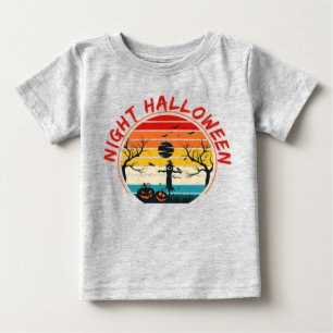 T-shirt Pour Bébé Nuit d'horreur Halloween