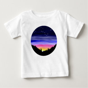 T-shirt Pour Bébé Nuit Diamond