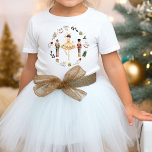 T-shirt Pour Bébé Nutcracker sucre prune fée d'hiver anniversaire