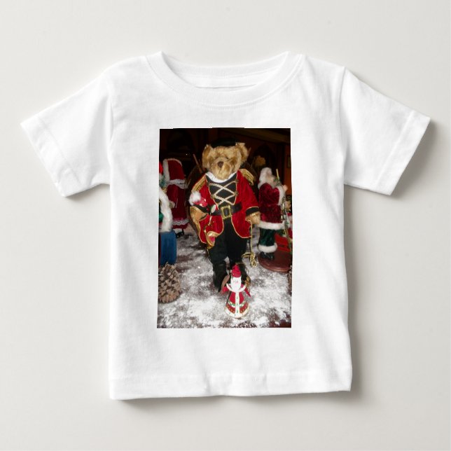 T-shirt Pour Bébé Nutcracker Teddy Bear Noël (Devant)