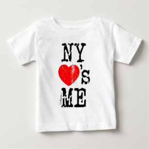 T-shirt Pour Bébé NY m'aime