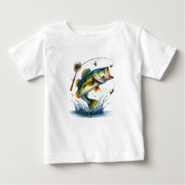 T-shirt Pour Bébé O-Fish-Ally Deux Pêche 2e Anniversaire