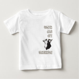 T-shirt Pour Bébé Obsession de la chèvre