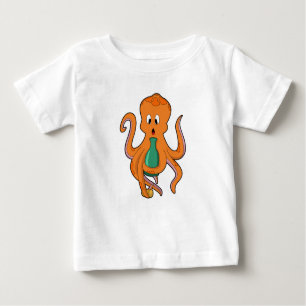 T-shirt Pour Bébé Octopus avec bouteille.PNG