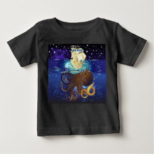 T-shirt Pour Bébé Octopus Huge et Caravella