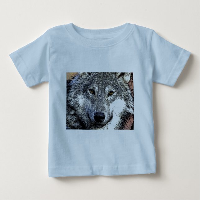 T-shirt Pour Bébé OEuvre Wolf Eyes (Devant)