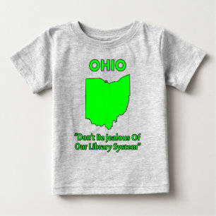 T-shirt Pour Bébé Ohio - Ne soyez pas jaloux de notre système de bib