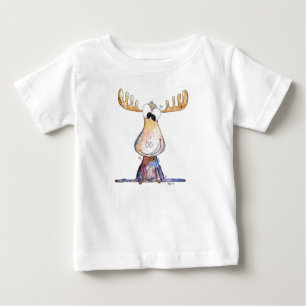 T-shirt Pour Bébé Oie blanche mignonne