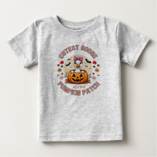 T-shirt Pour Bébé Oie croustillante à la chemise Citrouille - Adorab