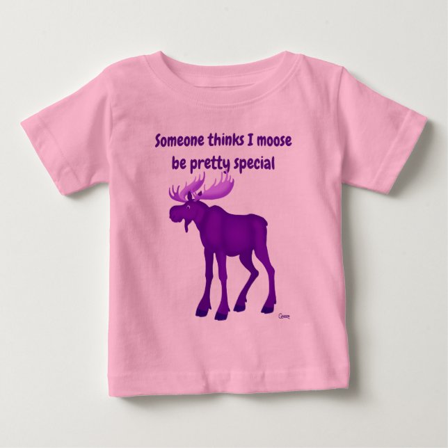 T-shirt Pour Bébé Oie violette brillante - Bodysuit Tutu (Devant)