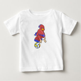 T-shirt Pour Bébé Oiseau aux sports de volley-ball