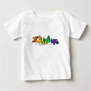 T-shirt Pour Bébé Oiseaux amusants -