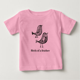 T-shirt Pour Bébé Oiseaux d'une plume