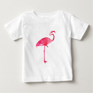 T-shirt Pour Bébé Oiseaux roses de la Floride de silhouette