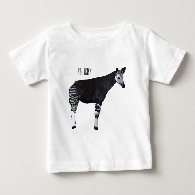 T-shirt Pour Bébé Okapi (Devant)