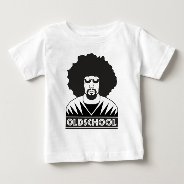 T-shirt Pour Bébé Oldschool (Devant)