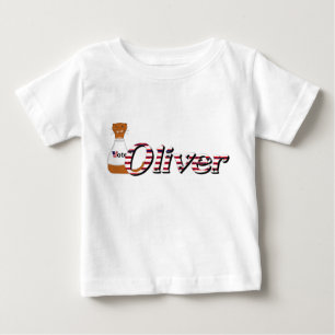 T-shirt Pour Bébé Oliver La Loutre Dit Allez Voter !