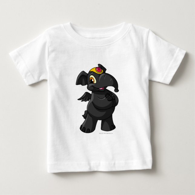 T-shirt Pour Bébé Ombre de l'éléphante (Devant)