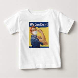 T-shirt Pour Bébé On Peut Le Faire ! Rosie le Riveter