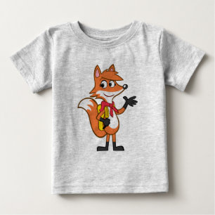 T-shirt Pour Bébé Ondulation de Fox de Rick   Scarlett de garde