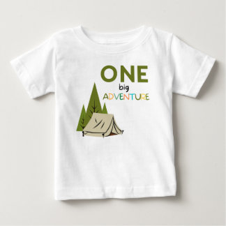 T-shirt Pour Bébé ONE big Adventure first birthday baby shirt