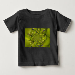 T-shirt Pour Bébé Or vert : banane tropicale Twist Kaleidoscope