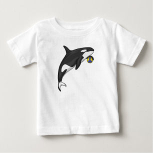 T-shirt Pour Bébé Orca Handball player Handball