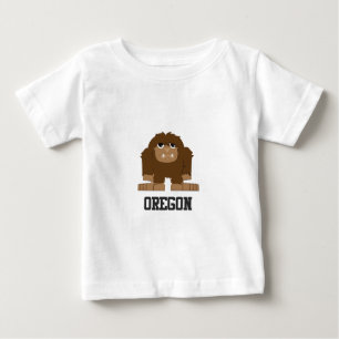 T-shirt Pour Bébé Oregon Bigfoot