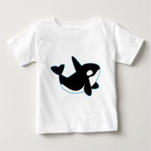 T-shirt Pour Bébé Orque mignonne (épaulard)