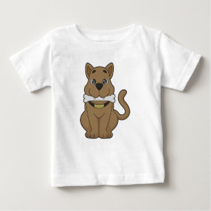 T-shirt Pour Bébé Os de chien