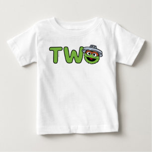 T-shirt Pour Bébé Oscar du Grouch Deuxième anniversaire