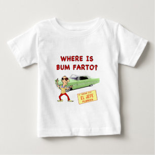 T-shirt Pour Bébé Où est Bum Farto ?