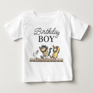 T-shirt Pour Bébé Où les choses sauvages sont l'anniversaire