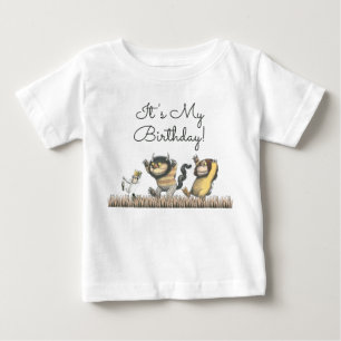 T-shirt Pour Bébé Où les choses sauvages sont l'anniversaire
