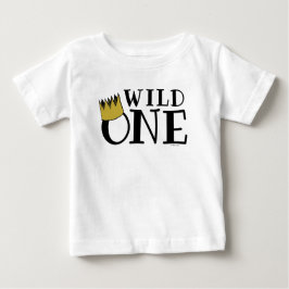 T-shirt Pour Bébé Où Les Choses Sauvages | Wild One 1er anniversaire