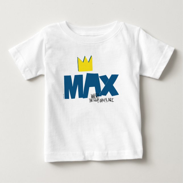 T-shirt Pour Bébé Où sont les choses sauvages | Max et Couronne (Devant)