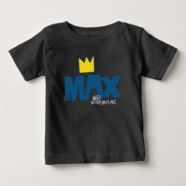 T-shirt Pour Bébé Où sont les choses sauvages | Max et Couronne (Devant)