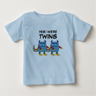 T-shirt Pour Bébé Oui ! Nous sommes des jumeaux